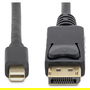 StarTech Cable Adaptador Mini DisplayPort a DisplayPort 1.2 - 1.8 m Blanco - Macho a Macho - Resolución 3840x2400 4K UHD a 120 Hz - Plug and Play