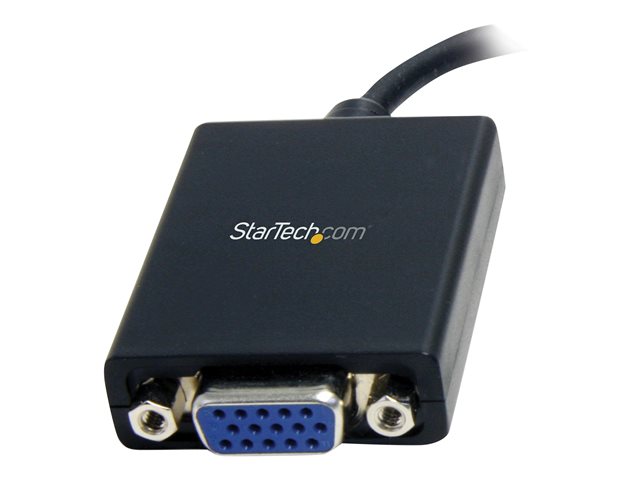 StarTech Adaptador Activo Mini DisplayPort a VGA - MDP2VGA - Convierte Mini DP/Thunderbolt a Monitor VGA con Resolución 1080p Full HD