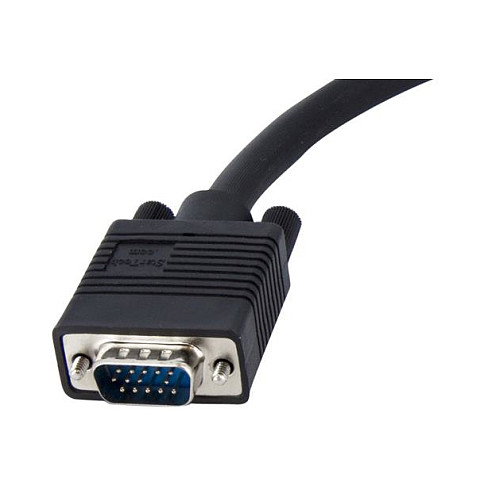 StarTech VGABNCMF1 Adaptador de Cable VGA a 5 BNC RGBHV, 0,3 m, Negro