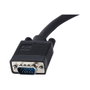StarTech VGABNCMF1 Adaptador de Cable VGA a 5 BNC RGBHV, 0,3 m, Negro
