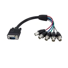 StarTech.com Cable Coaxial VGA a 5 BNC RGBHV 30 cm Macho-Hembra para Monitor HD15