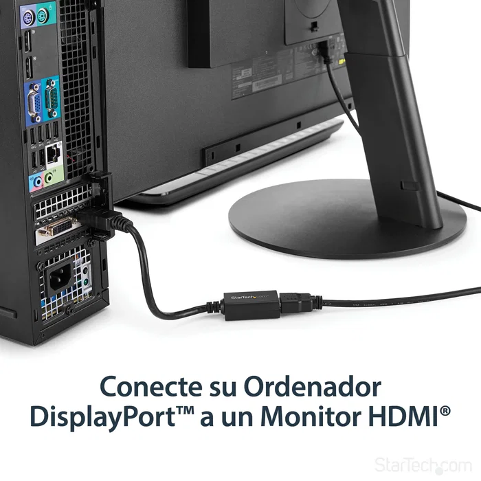 StarTech Adaptador de Vídeo DisplayPort a HDMI 26,5 cm