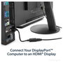 StarTech Adaptador DisplayPort a HDMI DP2HDMI2 Negro