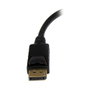 StarTech Adaptador DisplayPort a HDMI DP2HDMI2 Negro