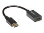 StarTech Adaptador DisplayPort a HDMI, Cable de 26.5 cm, Conversor de Video, Resolución 1920 x 1200, Para Oficina, Teletrabajo y Setup Profesionales