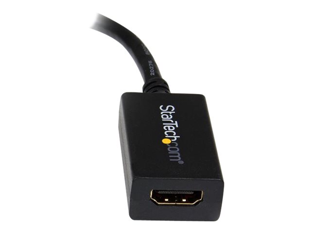 StarTech Adaptador DisplayPort a HDMI, Cable de 26.5 cm, Conversor de Video, Resolución 1920 x 1200, Para Oficina, Teletrabajo y Setup Profesionales
