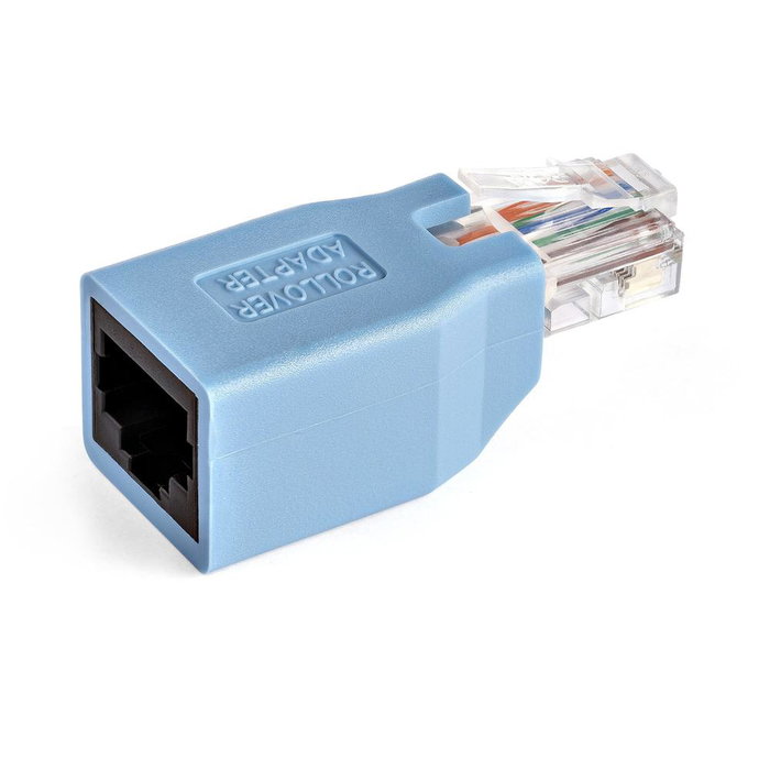 StarTech.com Adaptador Rollover Consola Cisco RJ45 Ethernet M/H - Conversión de Cable para Routers y Switches