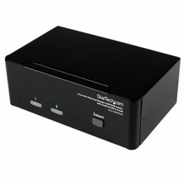 StarTech SV231DDVDUA Conmutador KVM de 2 Puertos para Monitor Doble (DVI/VGA)