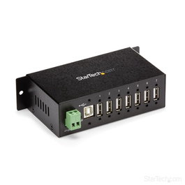 StarTech.com Hub USB 2.0 Industrial 7 Puertos ST7200USBM Protección ESD Montaje DIN