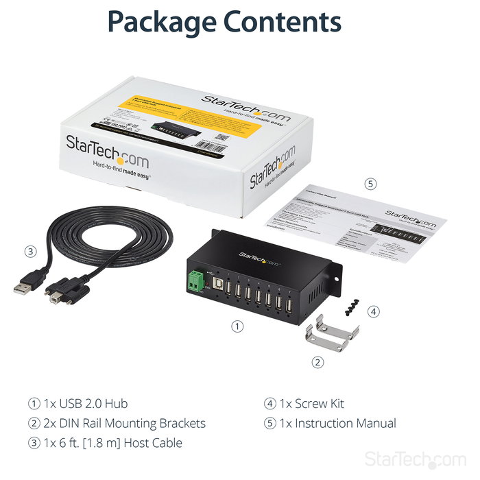 Hub USB Startech ST7200USBM Hub USB Startech ST7200USBM