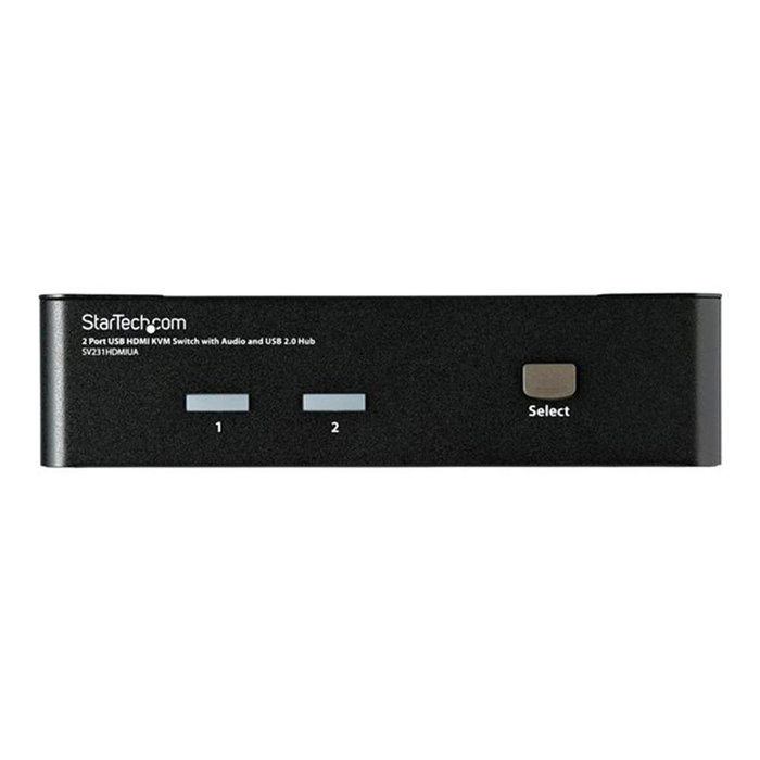 StarTech.com SV231HDMIUA Switch KVM de 2 puertos HDMI con Hub USB y Audio StarTech.com SV231HDMIUA Switch KVM de 2 puertos HDMI con Hub USB y Audio