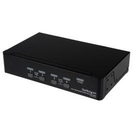 StarTech.com SV431DPUA Switch KVM de 4 puertos con DisplayPort y Audio