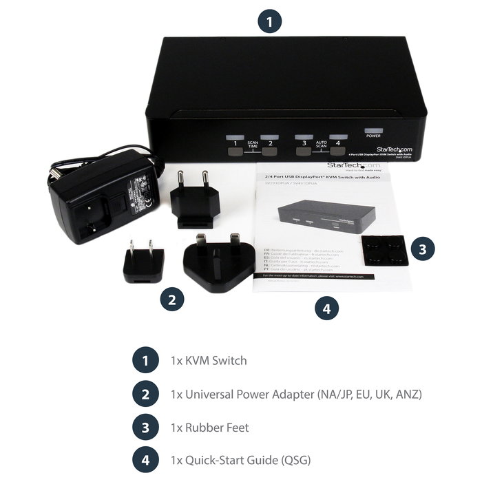 Switch KVM Startech SV431DPUA