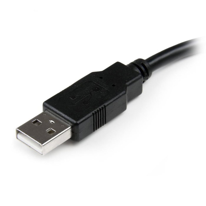 StarTech.com Cable de Extensión USB 2.0 Macho a Hembra USB A, 0,15 m, Negro