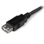 Startech Cable de extensión USB 2.0 USBEXTAA6IN, Macho A a Hembra A, Longitud 0.15m (15 cm), Negro