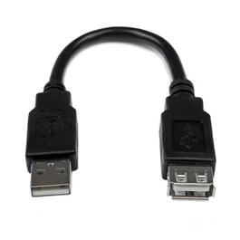 Startech Cable Alargador USB 2.0 Macho a Hembra USB-A - 0.15 m - USBEXTAA6IN