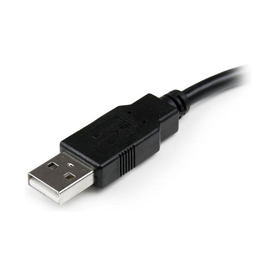 StarTech.com Cable de Extensión USB 2.0 Macho a Hembra USB A, 0,15 m, Negro