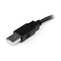 StarTech.com Cable de Extensión USB 2.0 Macho a Hembra USB A, 0,15 m, Negro