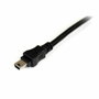 Startech Cable USB 2.0 en Y de 1,8 m con Mini-USB B a 2 x USB-A, Negro y Rojo