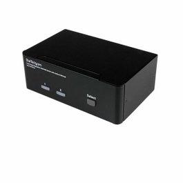 StarTech SV231DPDDUA Conmutador KVM de 2 Puertos Dual DisplayPort con USB y Audio