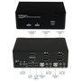 Conmutador KVM con 2 Puertos Startech SV231DPDDUA Negro
