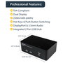 Conmutador KVM con 2 Puertos Startech SV231DPDDUA Negro