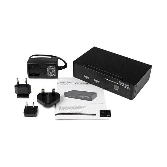 Conmutador KVM con 2 Puertos Startech SV231DPUA Conmutador KVM con 2 Puertos Startech SV231DPUA