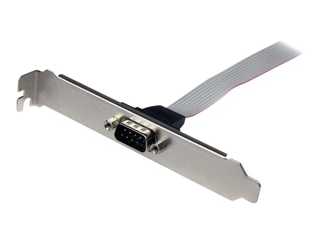 Adaptador Startech PLATE9M16 IDC Gris DB9