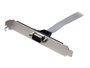Adaptador Startech PLATE9M16 IDC Gris DB9