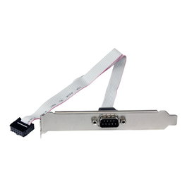 Adaptador Startech PLATE9M16 IDC Gris DB9