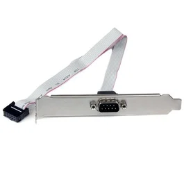 StarTech.com Adaptador de 40cm Header Bracket DB9 RS232 a IDC 10 Pines para Placa Base - Cabezal Serial