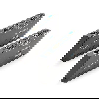 StarTech Extensor KVM por Ethernet CAT5 hasta 150m, VGA y 4 Puertos USB, Transmisor y Receptor, Plug and Play, Certificado CE/FCC/UL/TAA