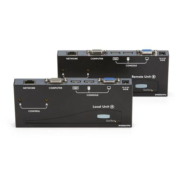 StarTech Extensor de Consola KVM VGA y USB 150m SV565UTPUEU StarTech Extensor de Consola KVM VGA y USB 150m SV565UTPUEU