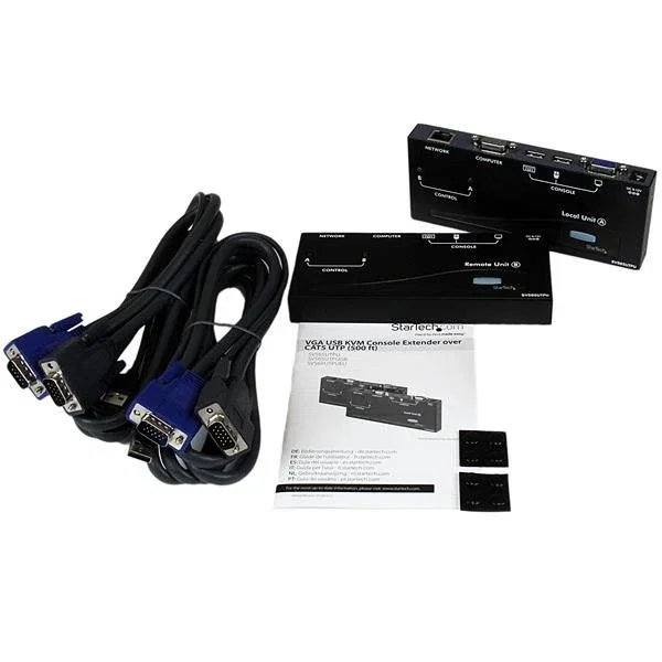 StarTech Extensor de Consola KVM VGA y USB 150m SV565UTPUEU StarTech Extensor de Consola KVM VGA y USB 150m SV565UTPUEU