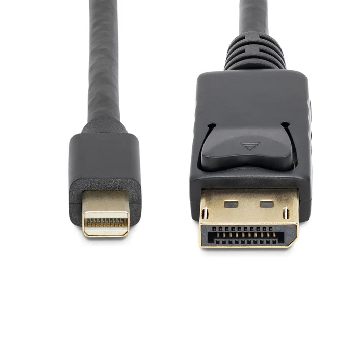 StarTech Cable MDP2DPMM10 Mini DisplayPort a DisplayPort 1.2 - 3m - Negro - Resolución 4K (3840x2160) @60Hz, HBR2, MST, HDCP