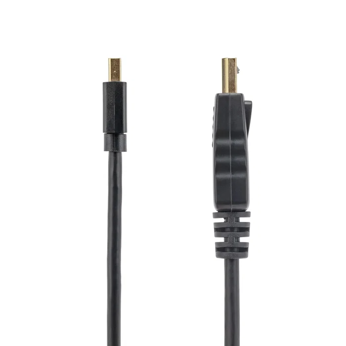 StarTech Cable MDP2DPMM10 Mini DisplayPort a DisplayPort 1.2 - 3m - Negro - Resolución 4K (3840x2160) @60Hz, HBR2, MST, HDCP