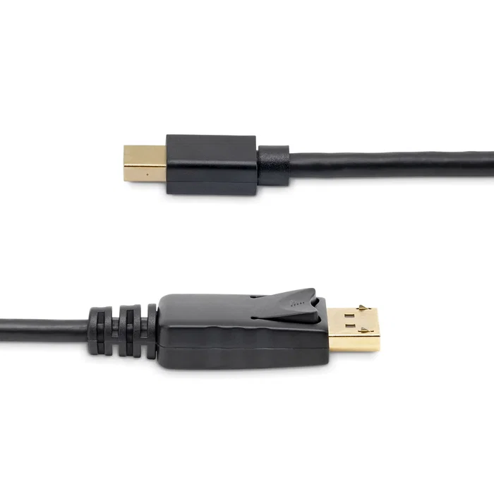 StarTech Cable MDP2DPMM10 Mini DisplayPort a DisplayPort 1.2 - 3m - Negro - Resolución 4K (3840x2160) @60Hz, HBR2, MST, HDCP