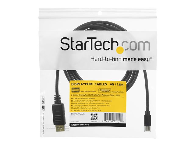 Startech Cable Mini DisplayPort a DisplayPort 1.2 3m 4K