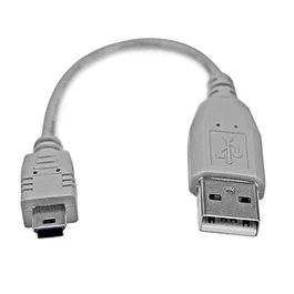 StarTech.com Cable USB de 15cm para Cámara - USB A a Mini USB B, Gris