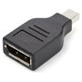 StarTech.com Adaptador de Video Mini DisplayPort a DisplayPort (Mach-Hemb) - Convertidor mDP a DP 1.2 para 4K UHD, 3840x2400, 120 Hz, Negro
