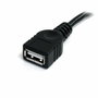 Cable USB Startech USBEXTAA3BK USB A Negro
