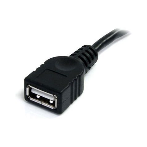 StarTech Cable Extension USB 2.0, Macho A a Hembra A, 6 pies (1.8 m), Negro