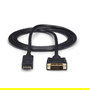 StarTech.com Cable DisplayPort a DVI-D 1.8 m, Macho a Macho, Pasivo, Hasta 1920x1200/1080p, Conector Dorado, Negro, Adaptador de Vídeo