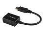 StarTech Adaptador Convertidor de Video DisplayPort a VGA DP2VGAADAPT - Cable 28 cm - Resolución 1920x1200 - Negro