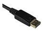 StarTech Adaptador Convertidor de Video DisplayPort a VGA DP2VGAADAPT - Cable 28 cm - Resolución 1920x1200 - Negro