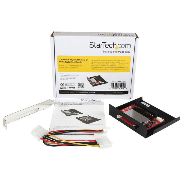 StarTech.com 35BAYCF2IDE Adaptador de Bahía de 3,5 Pulgadas IDE a Compact Flash