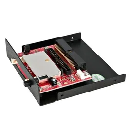 Startech Adaptador Lector Tarjetas Memoria Compact Flash Tipo I/II a IDE 35BAYCF2IDE para Bahía 3.5" - Uso como Disco Duro y Arranque, 133 Mbps