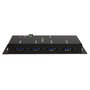 StarTech.com Concentrador USB 3.0 de 4 Puertos - Hub USB 3.2 Gen 1 de Montaje en Carril DIN, Pared o Escritorio - TAA, 5 Gbps, Negro, Acero