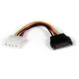 StarTech.com Adaptador de Cable de Alimentación LP4 a SATA LP4SATAFM6IN - Molex Macho a SATA 15 Pines Macho 0.152m