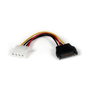 Startech Adaptador Molex LP4 a SATA Hembra a Macho 0.15m